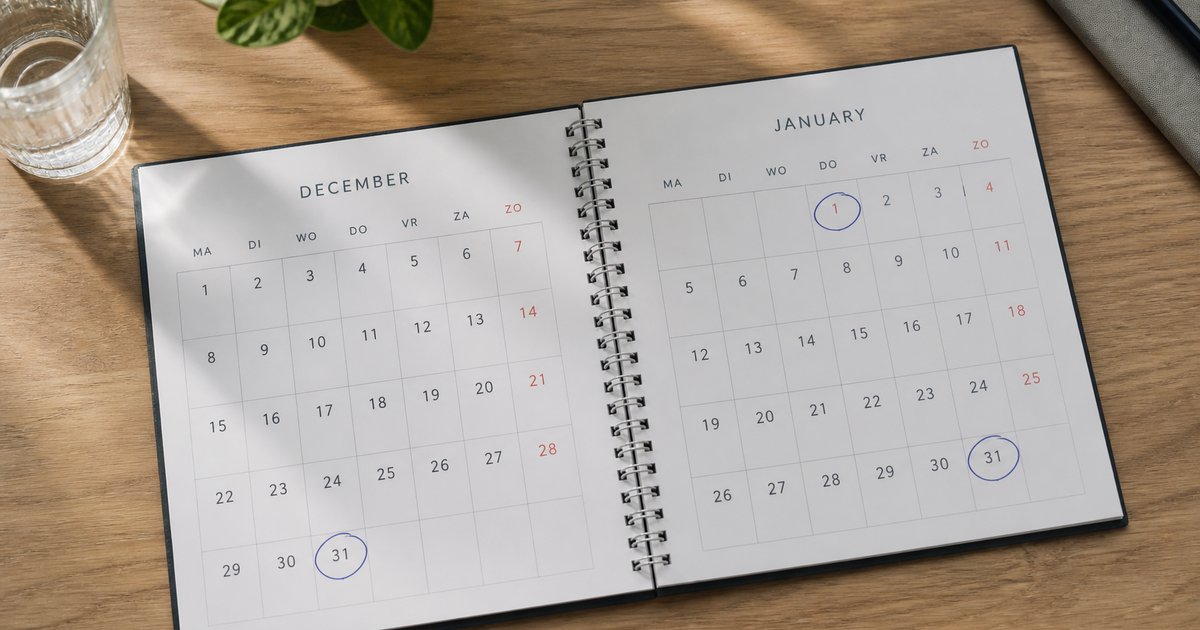 Kalender met de overstapdeadlines voor de zorgverzekering